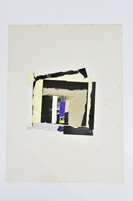 Lot 34 - HARRY OUSEY (1915-1985); collage, untitled,...