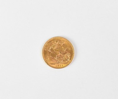 Lot 769 - A George V sovereign, 1915.