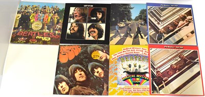 Lot 331 - THE BEATLES; records to include re-pressings...