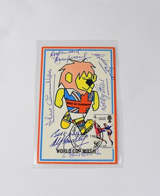 Lot 403 - WORLD CUP 1966; a World Cup Willie postcard...