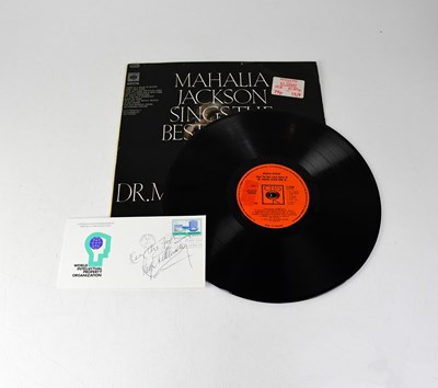 Lot 149 - MAHALIA JACKSON; LP, 'Sings the Best-Loved...