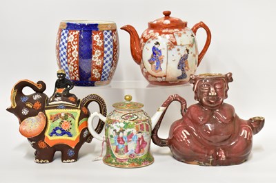 Lot 596 - Four early 20th century Oriental themed...