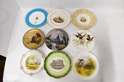 Lot 513 - Various mostly Victorian display plates, to...