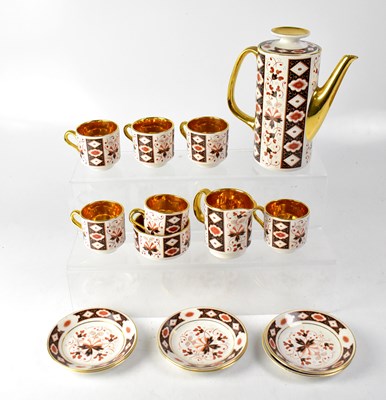 Lot 238 - An Arklow Irish porcelain Kildaire pattern coffee service