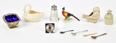 Lot 2100 - CLARICE CLIFF; a model of a chick, width 8cm,...