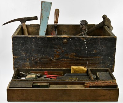 Lot 1353 - A large collection of tools to include a metal...