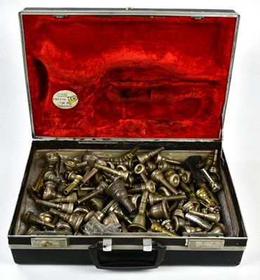 Lot 1314 - A large quantity of various brass instrument...