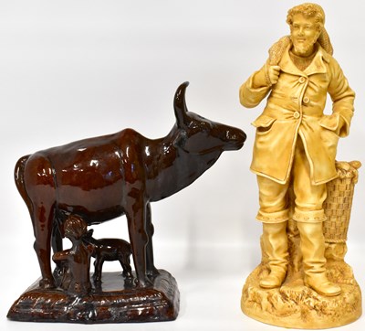 Lot 562 - Two late 19th/early 20th century pottery...