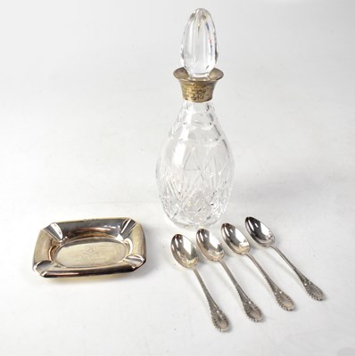 Lot 701 - An Elizabeth II cut glass decanter