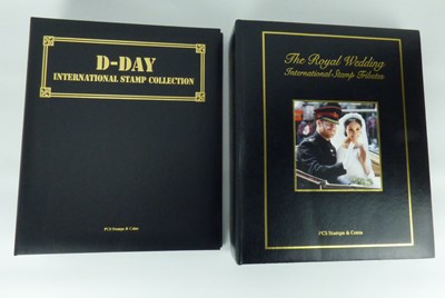 Lot 608 - Two collectors' stamp albums