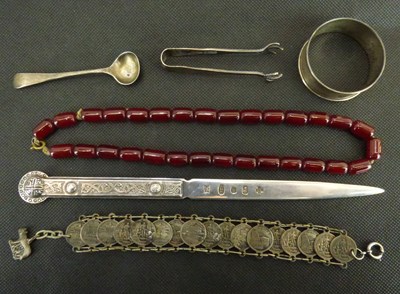 Lot 655 - Various items of hallmarked silver