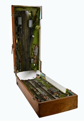 Lot 4449 - A quantity of N gauge model railway including...
