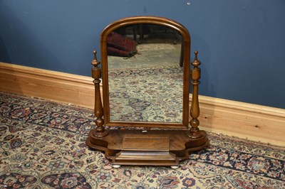 Lot 6619 - A large Victorian mahogany dressing table...
