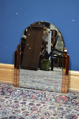 Lot 2603 - A 1930s Art Deco style arched shaped wall...