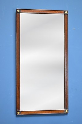 Lot 2585 - A mahogany framed mirror.