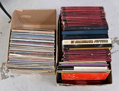 Lot 327 - A large collection of records, LPs and albums,...