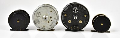 Lot 1384A - A collection of fishing reels including Hardy...