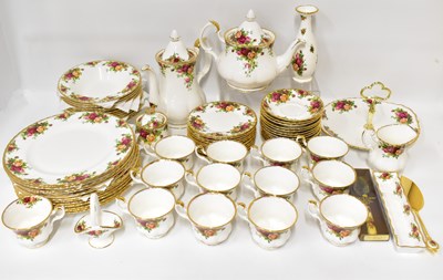 Lot 532 - ROYAL ALBERT; a sixty-nine piece 'Old Country...