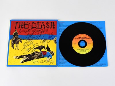 Lot 276 - THE CLASH; CD, 'Give 'em Enough Rope', signed...