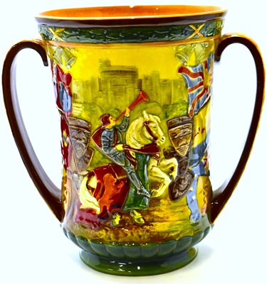 Lot 470 - ROYAL DOULTON; an Edward VIII 'The Loving Cup...
