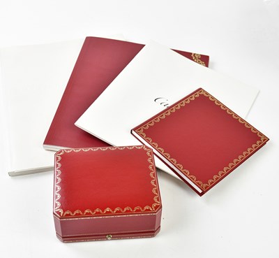 Lot 2950 - CARTIER; an empty watch box for a lady's...