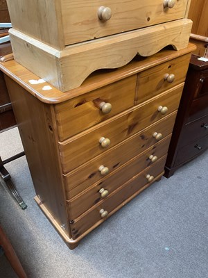 Lot 2663 - Two modern pine chests including an example...