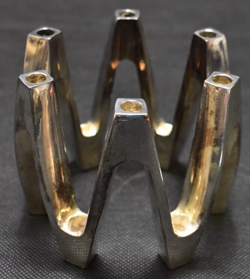 Lot 718 - DANSK; a mid-century silver plated crown...