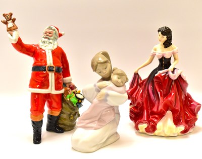 Lot 579 - ROYAL DOULTON; two porcelain figures HN2725...