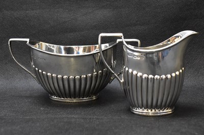 Lot 733 - A late Victorian hallmarked silver milk jug,...