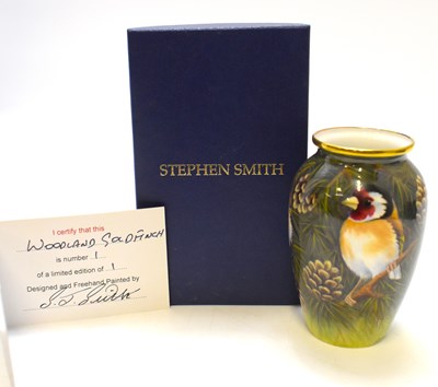 Lot 500 - STEVE SMITH CERAMICS; a boxed free-hand...