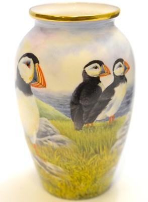 Lot 495 - STEVE SMITH CERAMICS; a boxed free-hand...