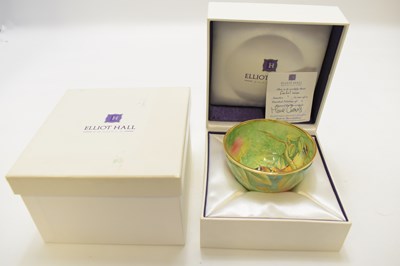Lot 479 - ELLIOT HALL ENAMELS, WORCESTERSHIRE; a boxed...
