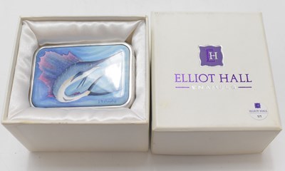 Lot 485 - ELLIOT HALL ENAMELS, WORCESTERSHIRE; a boxed...