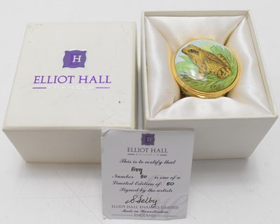 Lot 481 - ELLIOT HALL ENAMELS, WORCESTERSHIRE; a boxed...