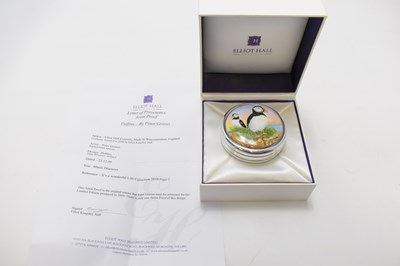 Lot 478 - ELLIOT HALL ENAMELS, WORCESTERSHIRE; a boxed...