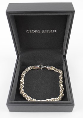 Lot 846 - GEORG JENSEN; a boxed sterling silver (925)...