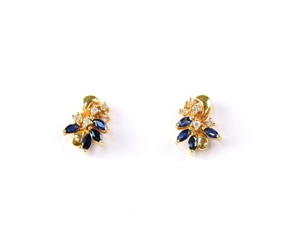 Lot 869 - A pair of Charles Rennie Mackintosh 9ct gold...