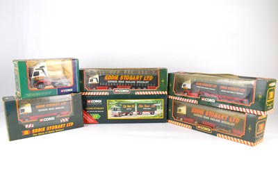 Lot 441 - CORGI; six boxed Eddie Stobart Ltd vehicles...