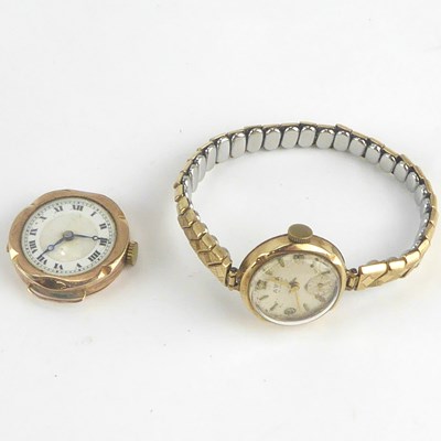 Lot 919 - A ladies' 9ct gold Avia wristwatch with...