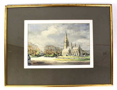 Lot 673 - MICHAEL BELL; watercolour 'St. Margaret's,...