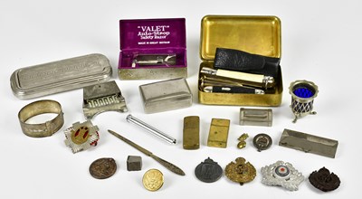 Lot 1356 - A group of collectors' items to include, army...