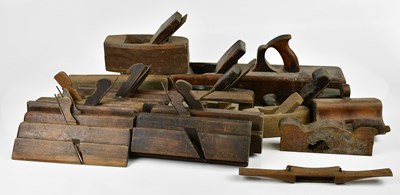 Lot 1358 - A collection of woodworking planes.