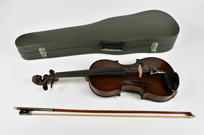 Lot 1252 - SEBASTIAN KLOTZ; a one-piece back violin, 36cm,...