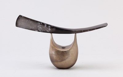 Lot 44 - ANTONIA SALMON (born 1959); a smoke fired and...