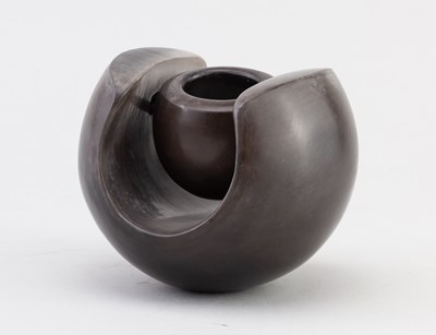 Lot 47 - ANTONIA SALMON (born 1959); a smoke fired and...