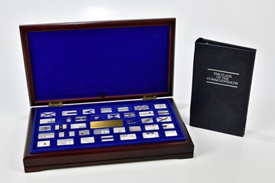 Lot 5017 - A cased set of flags of the commonwealth...