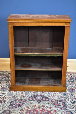 Lot 2509 - A 19th century mahogany open bookcase, 100 x...
