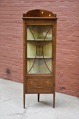 Lot 2508 - An Edwardian mahogany freestanding corner...