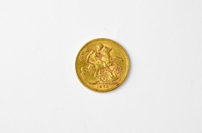 Lot 781 - A Victorian young head full sovereign 1877