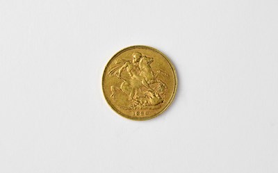 Lot 782 - A Victorian young head full sovereign 1880